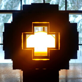 A Sphere Box with 2 of the 108 pieces removed.