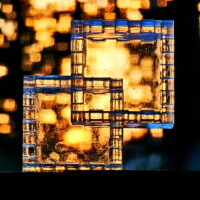 A photo of the same box in the same place but taken at a different time and angle.